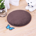 High quality round shape coral fleece floor mat for wholesale